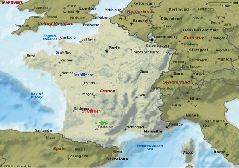 Locations Map